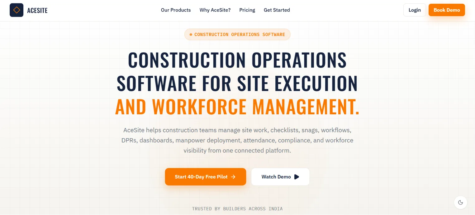 Ace Site OS — Business / Technology Platform built by Outer Info Solutions
